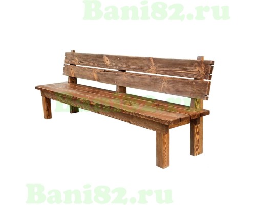 Скамья массив сосны 1300 мм